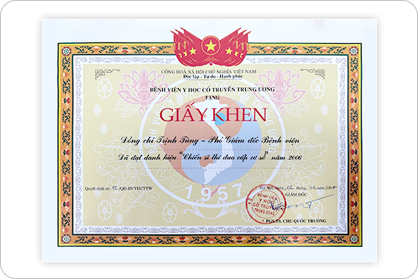 Đội ngũ bác sĩ giỏi, bằng cấp chính quy, giàu thành tích